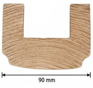 Поручень лиственница 90х65